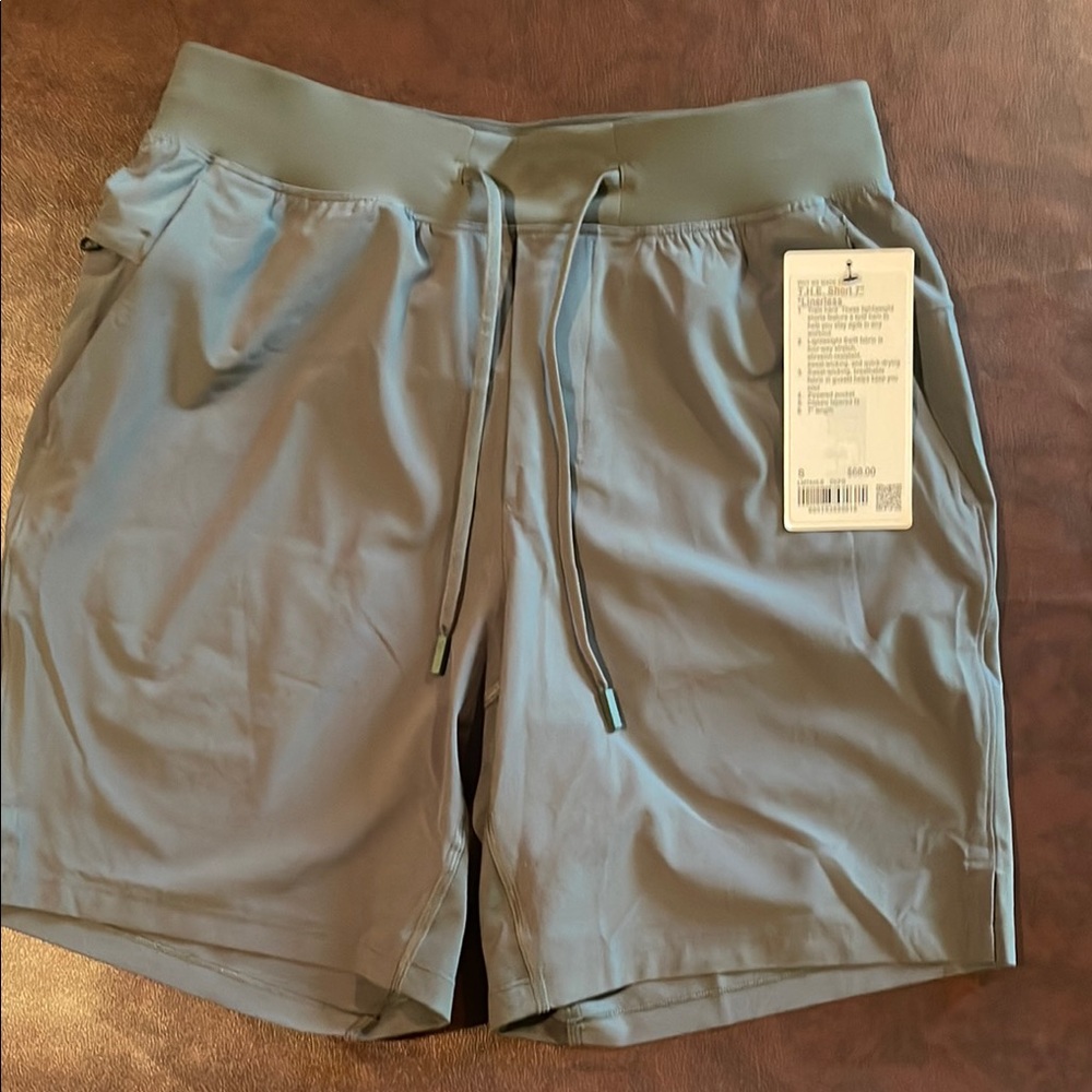 lululemon athletica Gray/Green Athletic Shorts